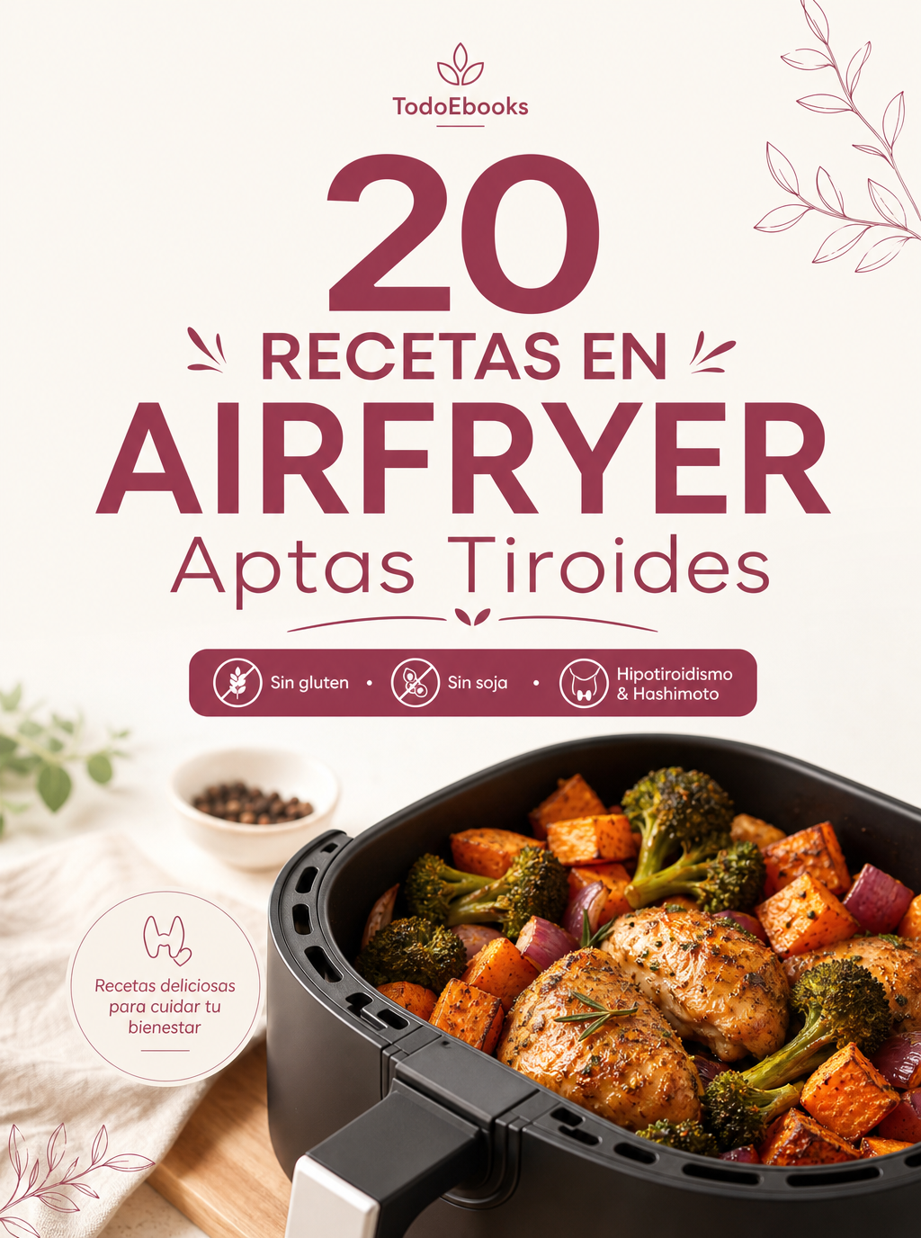 20 Recetas en Airfryer Aptas Tiroides